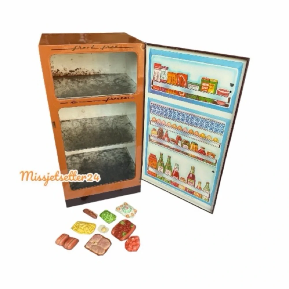 Sunny Suzy Frost Free Wolverine Refrigerator Vintage Toy and Food Accessories